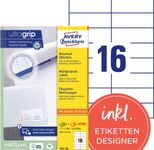 AVERY Zweckform Etiketten 3484-200 weiß 105,0 x 37,0 mm