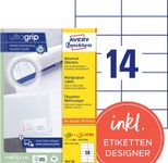 AVERY Zweckform Etiketten 3653-200 weiß 105,0 x 42,3 mm