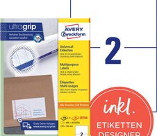 AVERY Zweckform Etiketten 3655-200 weiß 210,0 x 148,0 mm
