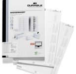 DURABLE Einsteckschilder für Namensschilder Badgemaker 6,5 x 3,0 cm