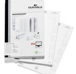 DURABLE Einsteckschilder für Namensschilder Badgemaker 7,4 x 3,4 cm