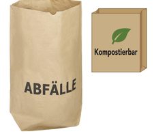 Müllbeutel 70,0 l braun