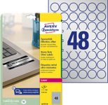 AVERY Zweckform Typenschildetiketten 30,0 x 30,0 mm