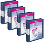 VELOFLEX Präsentationsringbücher 2-Ringe DIN A4 4.6 cm blau
