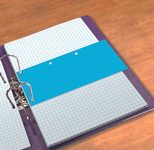 OXFORD Duo Trennstreifen 160 g/m² blau