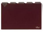 DURABLE Karteikartenregister A-Z, blanko, Jan.-Dez., 0-31 braun für DIN-A4-Karteikästen