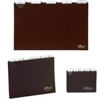 DURABLE Karteikartenregister A-Z, blanko, Jan.-Dez., 0-31 braun für DIN-A4-Karteikästen
