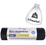 TRILine® Schwerlastsäcke 240,0 l schwarz