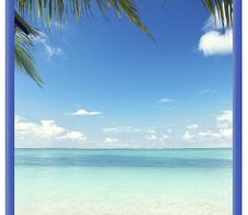 Showdown® Displays Klapprahmen 62,5 x 87,2 cm blau