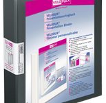 VELOFLEX Präsentationsringbücher 2-Ringe DIN A4 4.6 cm schwarz