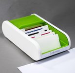 helit Visitenkartenbox weiß/apfelgrün