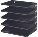 DURABLE Sortierstation DIN A4 quer 5-Fach  schwarz