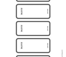 LEITZ 1693 Ordneretiketten für 8.2 cm Rückenbreite 46,0 x 111,0 mm