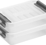sunware® Aufbewahrungsbox Q-line 0,2 l - 11,3 x 7,8 x 2,9 cm transparent
