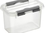 sunware® Aufbewahrungsbox Q-line 0,8 l - 15,0 x 10,0 x 10,3 cm transparent