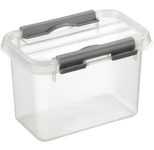 sunware® Aufbewahrungsbox Q-line 0,8 l - 15,0 x 10,0 x 10,3 cm transparent