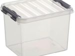 sunware® Aufbewahrungsbox Q-line 3,0 l - 20,0 x 15,0 x 14,0 cm transparent