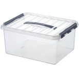 sunware® Aufbewahrungsbox Q-line 15,0 l - 40,0 x 30,0 x 18,0 cm transparent