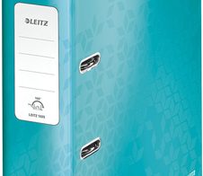 LEITZ Ordner Rückenbreite 8 cm DIN A4 Karton eisblau