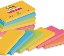 Post-it® Super Sticky Notes Carnival Haftnotizen 12,7 x 7,6 cm