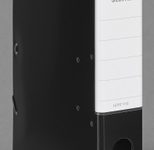 LEITZ Ordner Rückenbreite 6.2 cm DIN A4 Kunststoff schwarz