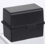 HAN A8 Karteikasten DIN A8 200 Karteikarten schwarz
