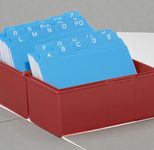 HAN A7 Karteikasten A7 300 Karteikarten rot