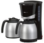 CLATRONIC KA 3328 Kaffeemaschine schwarz/Edelstahl