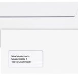 MAILmedia Briefumschläge DIN lang+ mit Fenster haftklebend