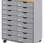 PAPERFLOW Bürowagen 55,2 x 35,0 x 74,5 cm grau