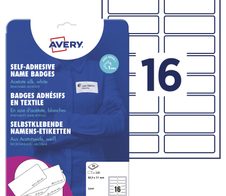 AVERY Zweckform Namensetiketten L4783-20 weiß 88,9 x 31,0 mm