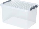 sunware® Aufbewahrungsbox Q-line 72,0 l - 60,0 x 40,0 x 42,0 cm transparent