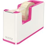 LEITZ WOW Duo Colour Tischabroller perlweiß/pink