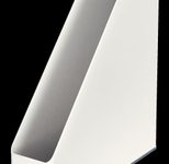 LEITZ Stehsammler WOW Duo Colour Polystyrol perlweiß/grau , DIN A4