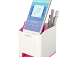 LEITZ Stiftehalter WOW Duo Colour, perlweiß/pink