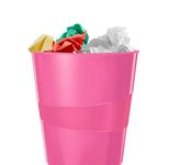 LEITZ Papierkorb WOW Duo Colour 15,0 l pink