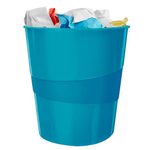 LEITZ Papierkorb WOW Duo Colour 15,0 l blau