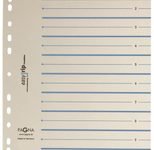 PAGNA Easy Rip Trennblätter 225 g/m² chamois/blau
