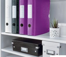 LEITZ Ordner Rückenbreite 8.2 cm DIN A4 Kunststoff violett