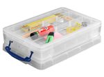 Really Useful Box Aufbewahrungsbox 4,0 l - 39,5 x 25,5 x 8,8 cm transparent