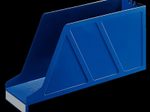 LEITZ Stehsammler Standard 2427 Polystyrol blau , DIN A4 quer