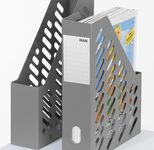 HAN Stehsammler Klassik antistatischer, schwermetallfreier Kunststoff dunkelgrau , DIN A4
