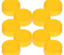 MAUL Magnete Ø 3,4 x 1,4 gelb