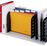 styro styrorac Sortierstation DIN A4 7 -Fach grau/schwarz