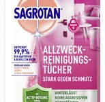 SAGROTAN® feuchte Allzwecktücher BLÜTENFRISCHE & GRÜNER APFEL 60 Tücher