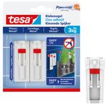 tesa Powerstrips Klebenägel 2.4 cm  x 6.4 cm weiß