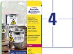 AVERY Zweckform wetterfeste Folienetiketten 105,0 x 148,0 mm