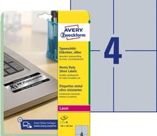 AVERY Zweckform Typenschildetiketten 105,0 x 148,0 mm