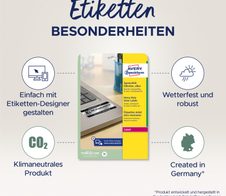 AVERY Zweckform Typenschildetiketten 105,0 x 148,0 mm