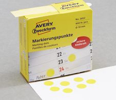 AVERY Zweckform Klebepunkte Ø 10,0 mm gelb